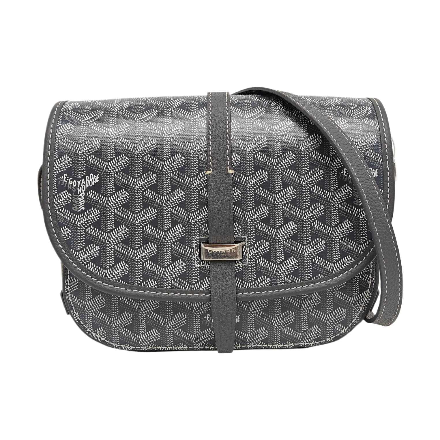 Belvedere Coated Canvas Gray