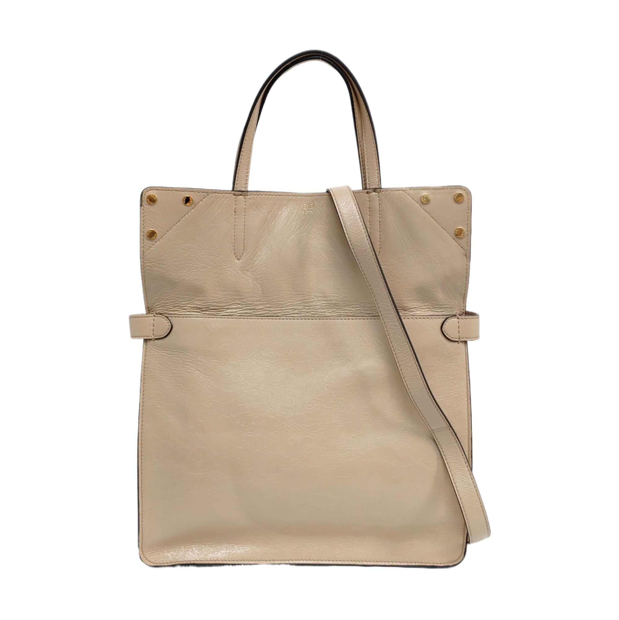 Flip Large Calfskin Beige