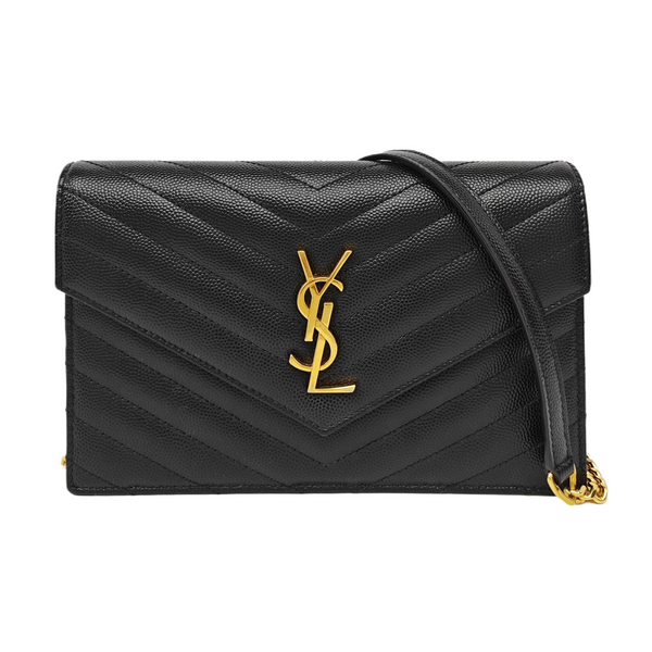 MONOGRAM WOC Chevron Calfskin Black