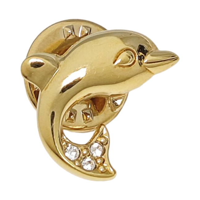 Metal Gold Brooch