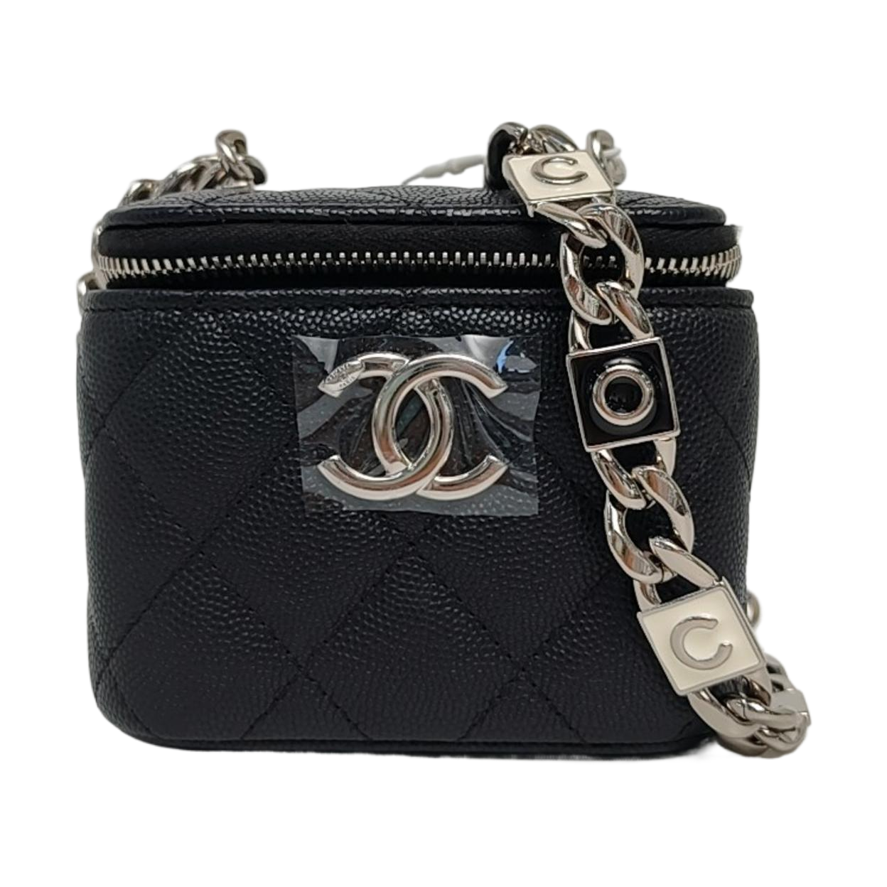 Quilted Grained Calfskin Black