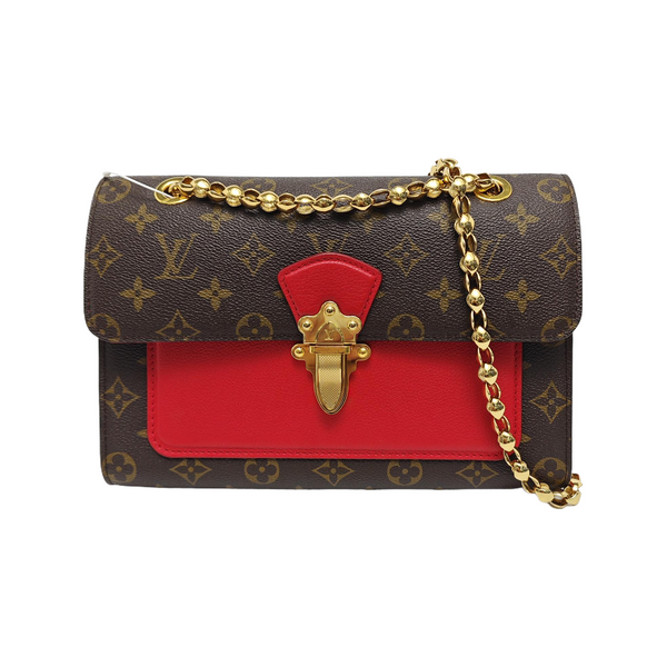 VICTOIRE Monogram Coated Canvas Brown