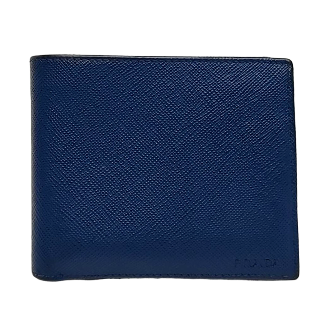 Saffiano Calfskin Wallet Blue