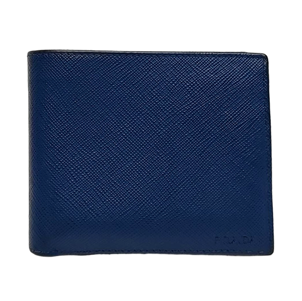 Saffiano Calfskin Wallet Blue