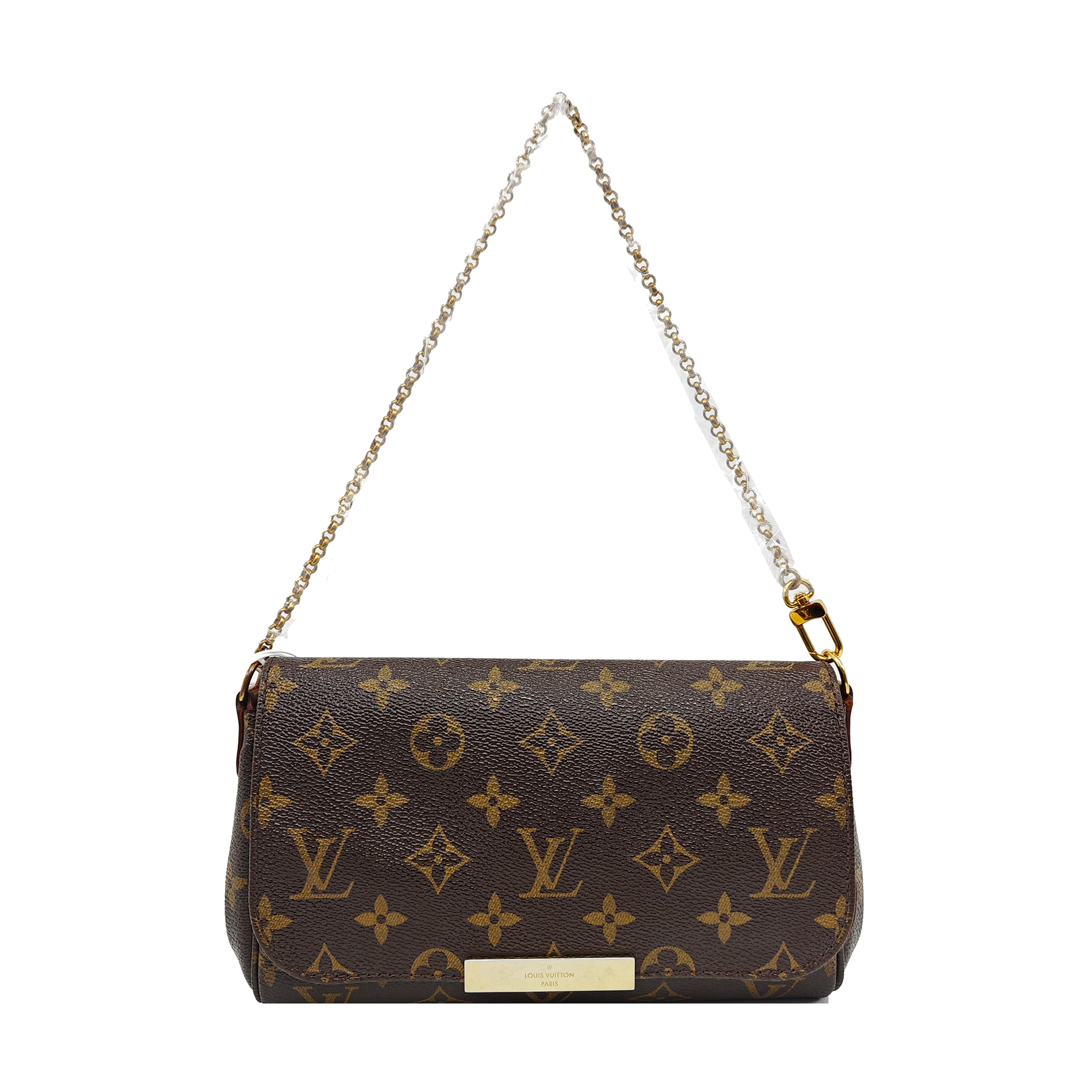 FAVORITE PM Monogram Coated Canvas Brown