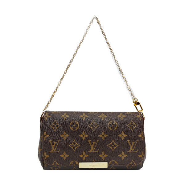 FAVORITE PM Monogram Coated Canvas Brown