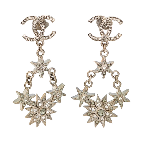 Metal Silver Earrings