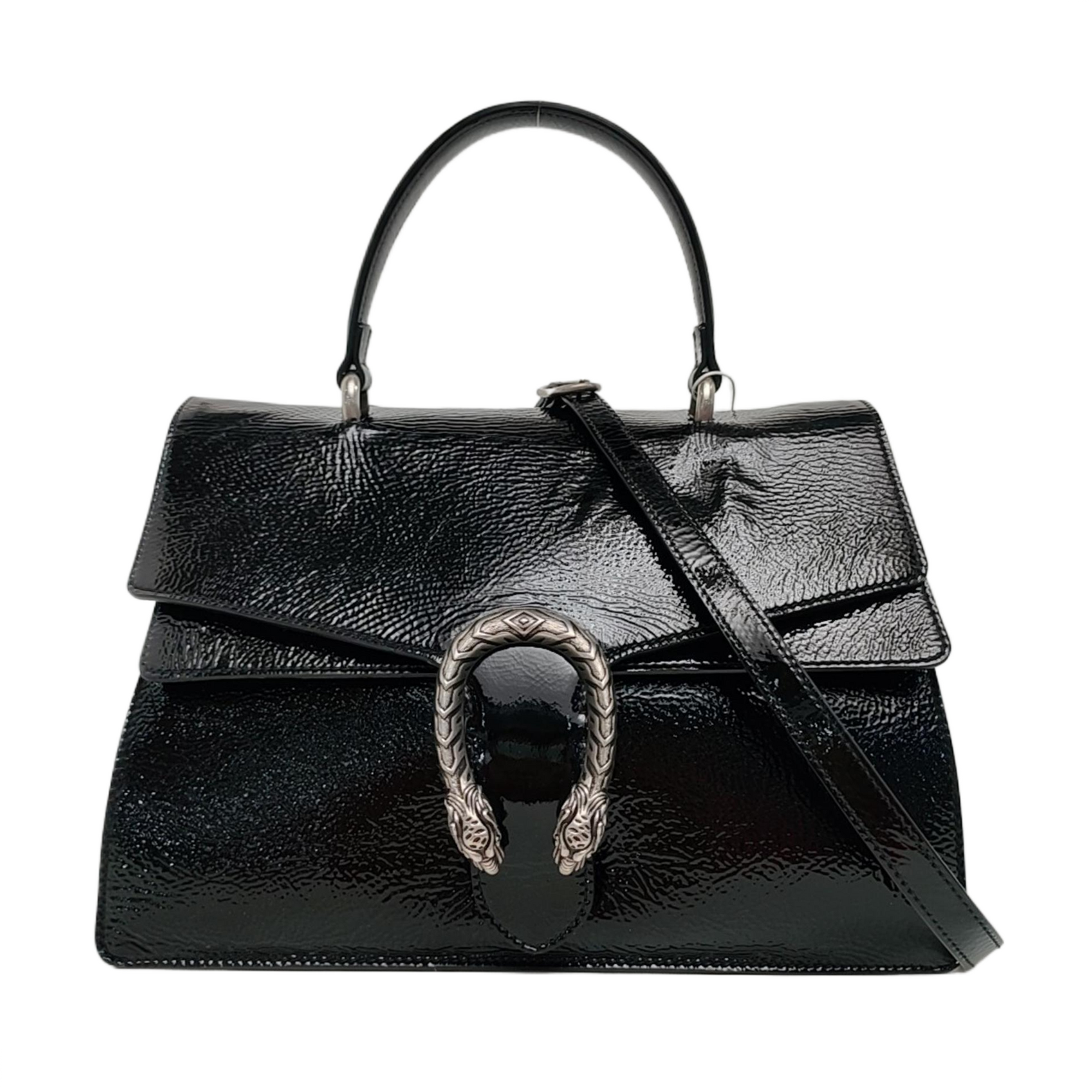 Dionysus Medium Patent Leather Black