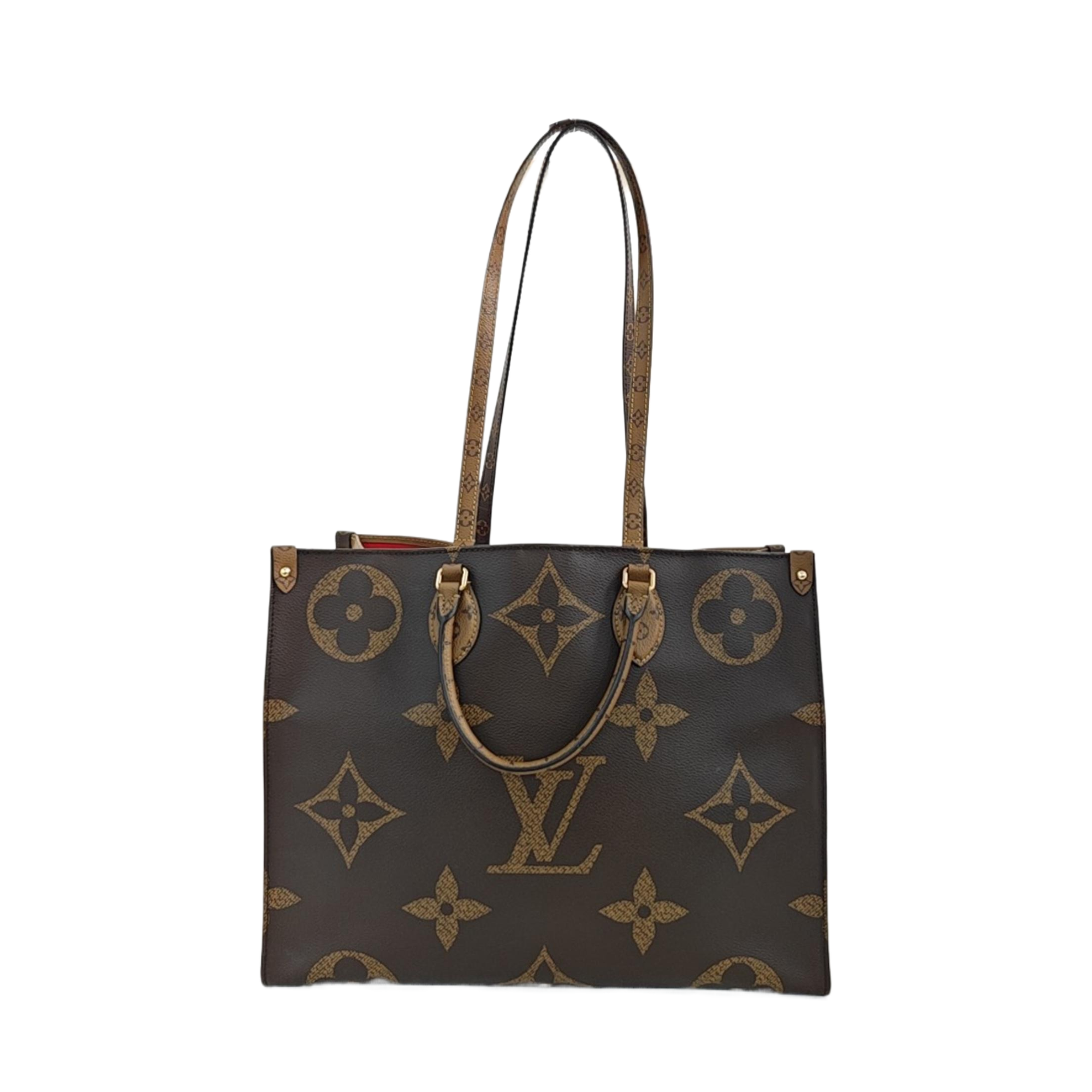ONTHEGO GM Monogram Coated Canvas Brown