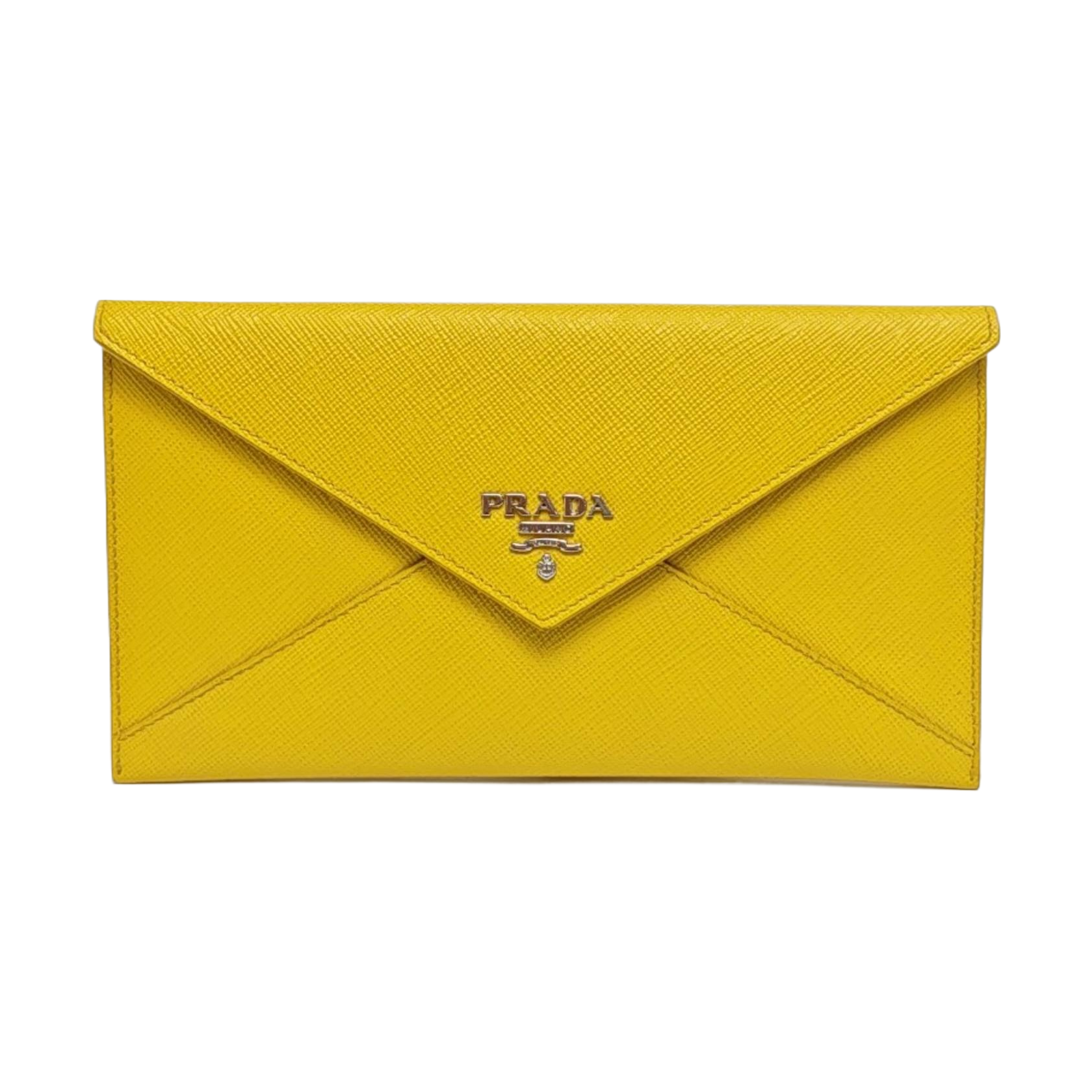 Calfskin Card Holder Yellow