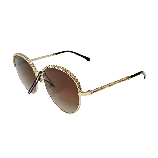 Metal Sunglasses Brown