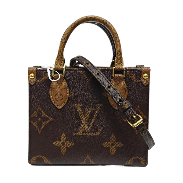 ONTHEGO BB Monogram Coated Canvas Brown