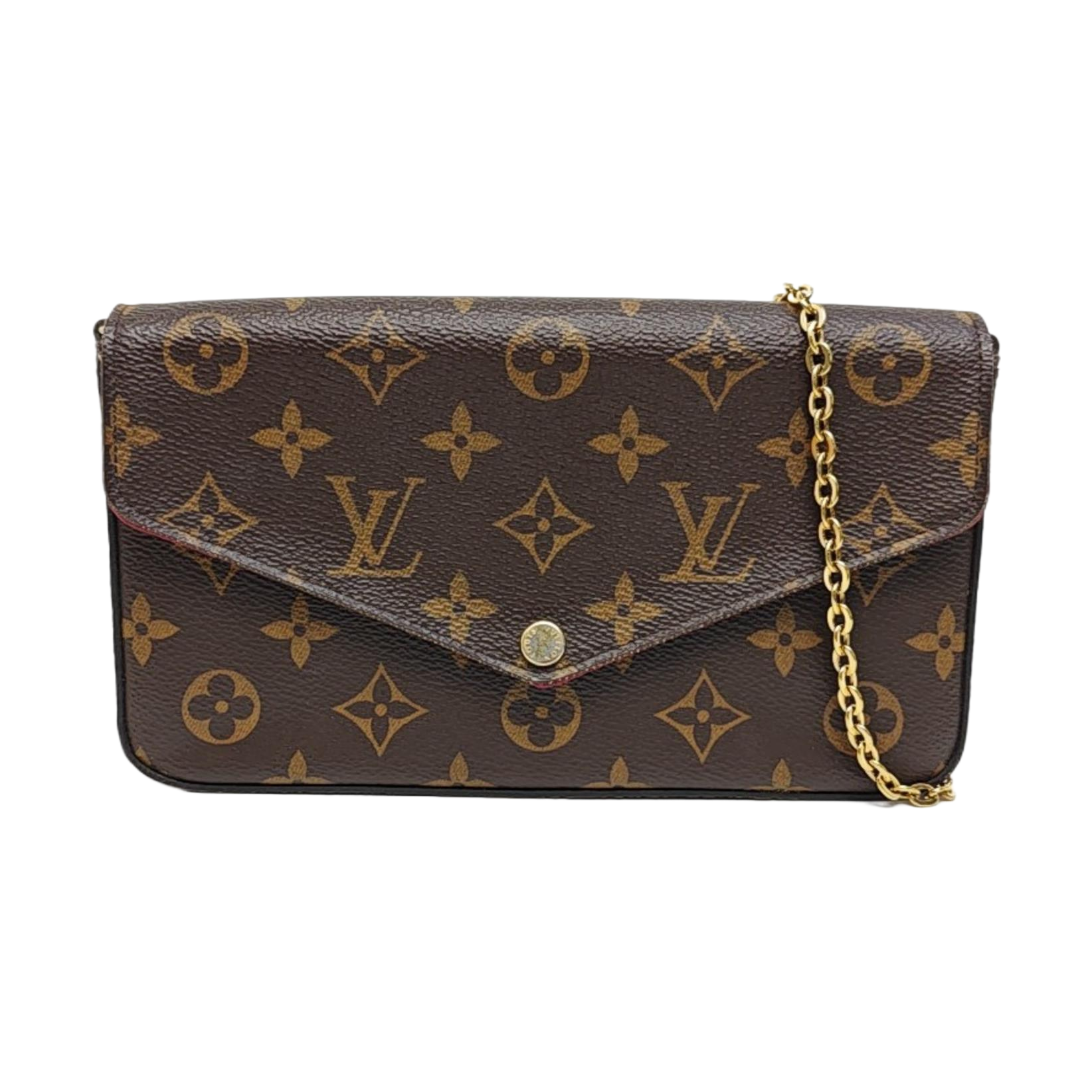 FÉLICIE Monogram Coated Canvas Brown