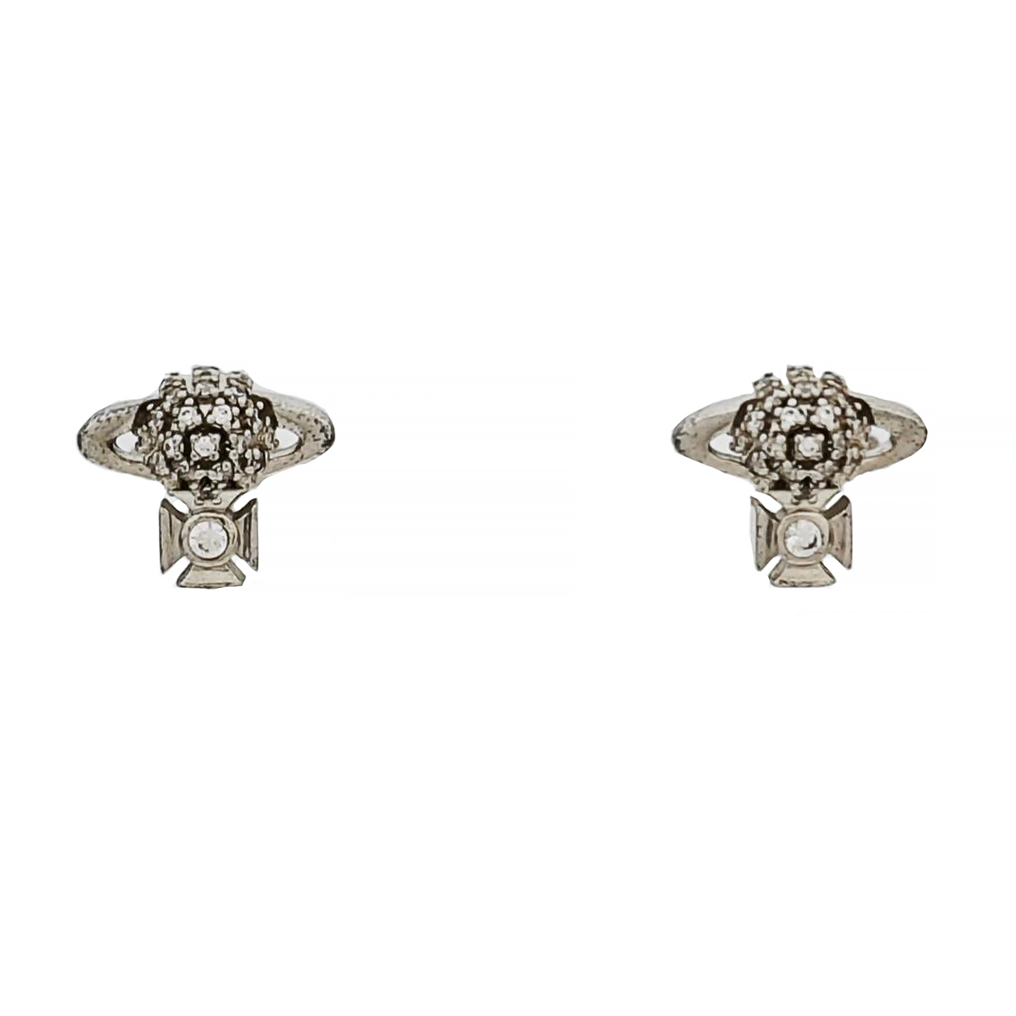 Metal Silver Stud Earrings