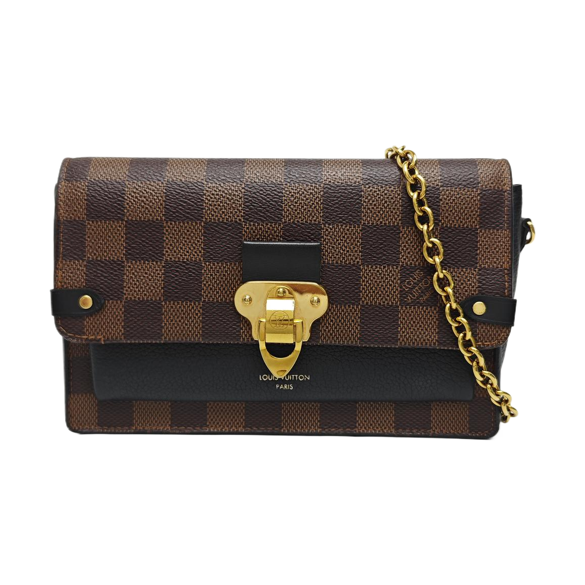 VAVIN Damier Ebene Coated Canvas Brown