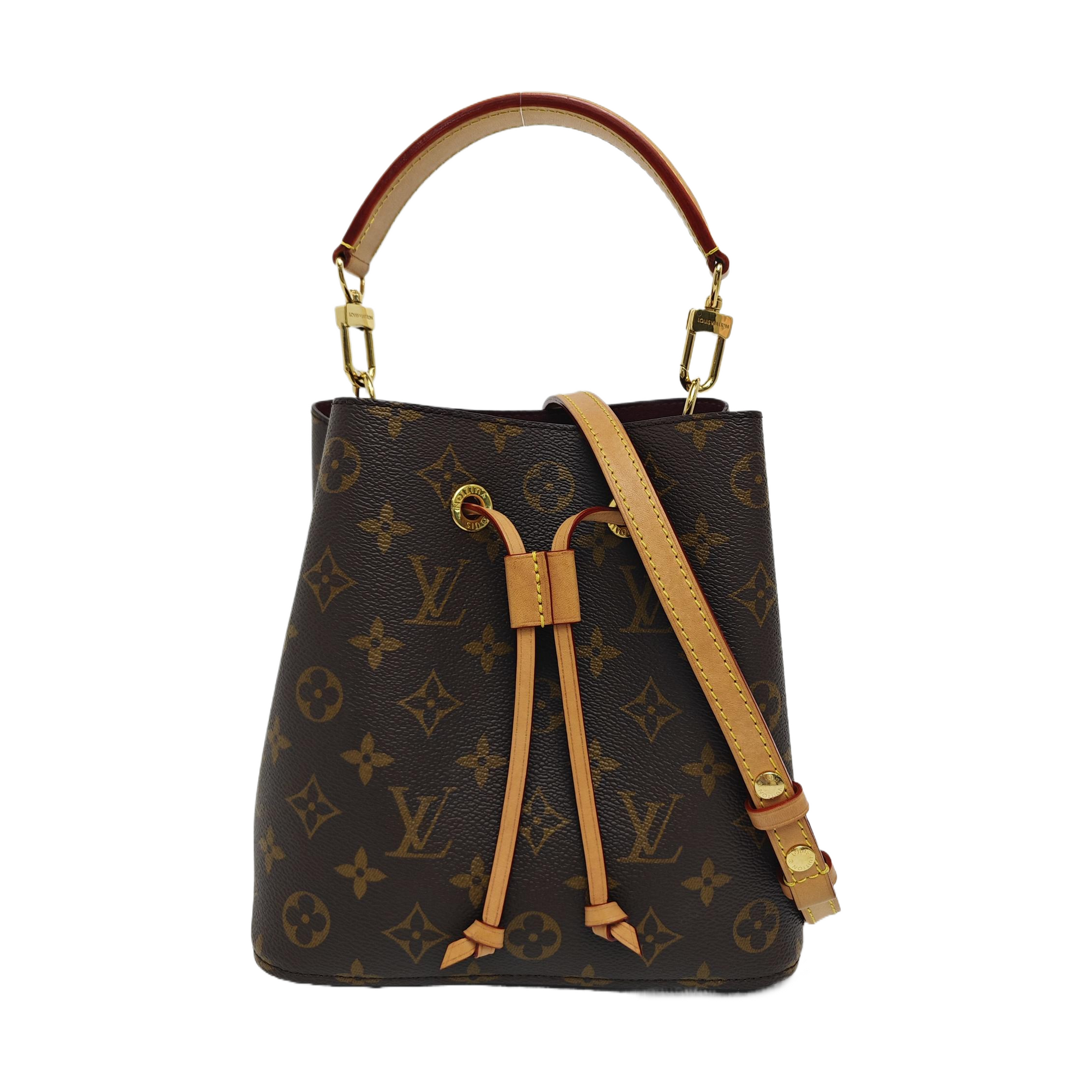 NÉONOÉ BB Monogram Coated Canvas Brown