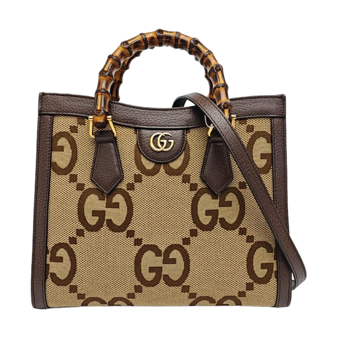 Diana Small Monogram Canvas Beige