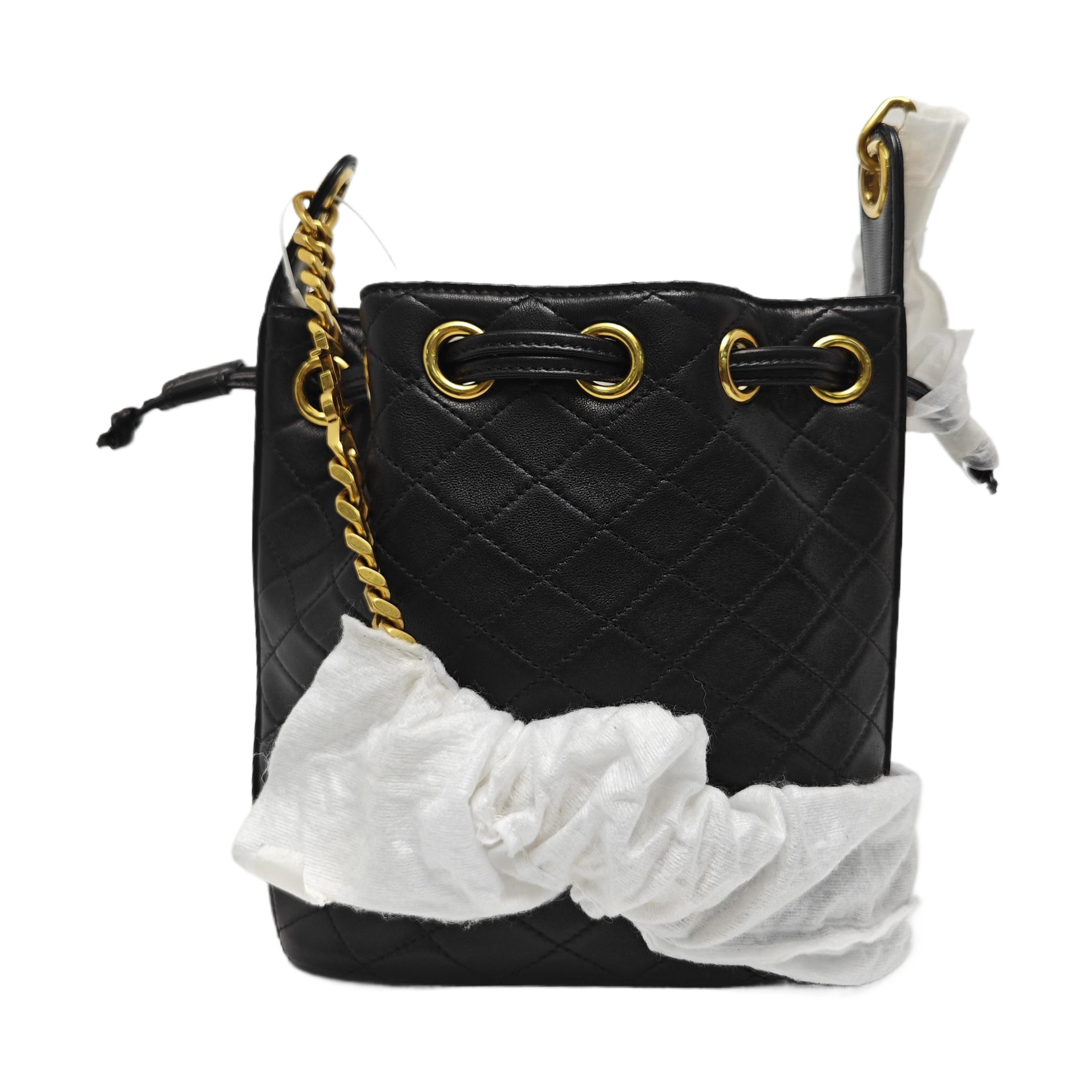 CASSANDRE Quilted Lambskin Black