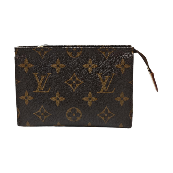 TOILET POCKET 15 Monogram Coated Canvas Brown