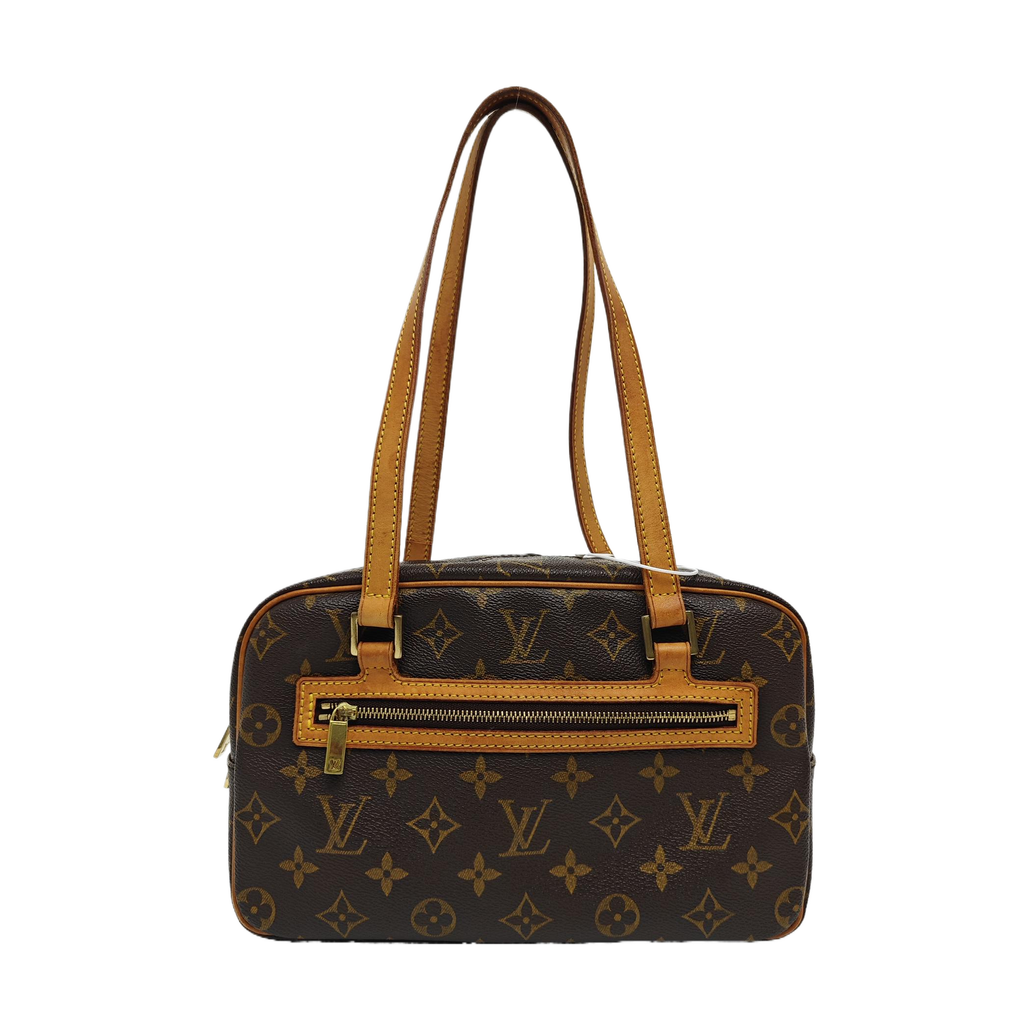 CITE MM Monogram Coated Canvas Brown
