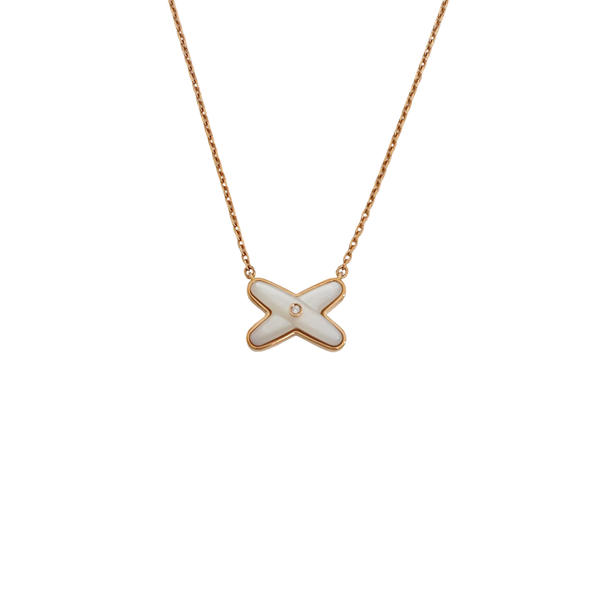 Jeux De Liens 18k Rose Gold Necklace