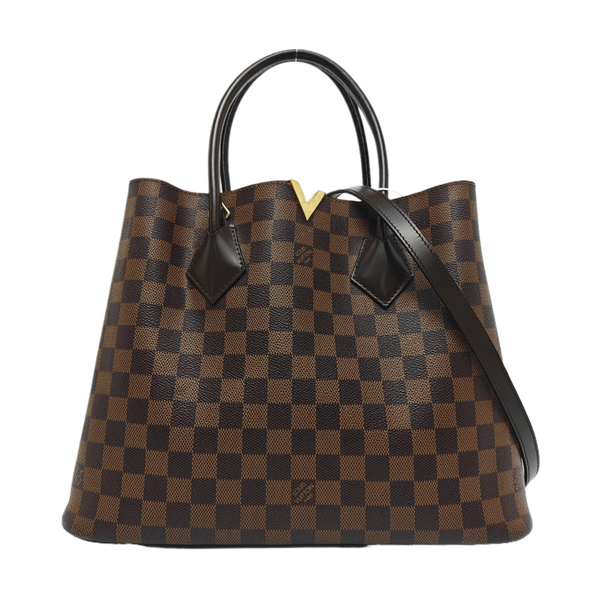 KENSINGTON BOWLING Damier Ebene Coated Canvas Brown