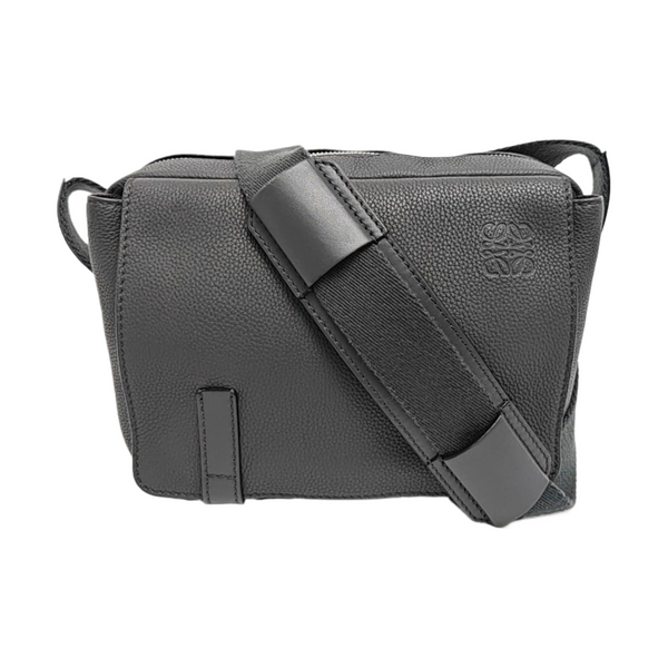 Calfskin Shoulder Bag Extra Small Gray