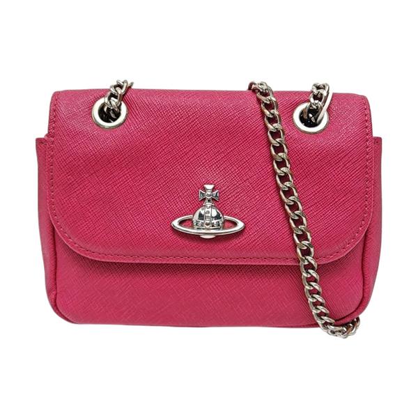 Calfskin Shoulder Bag Red