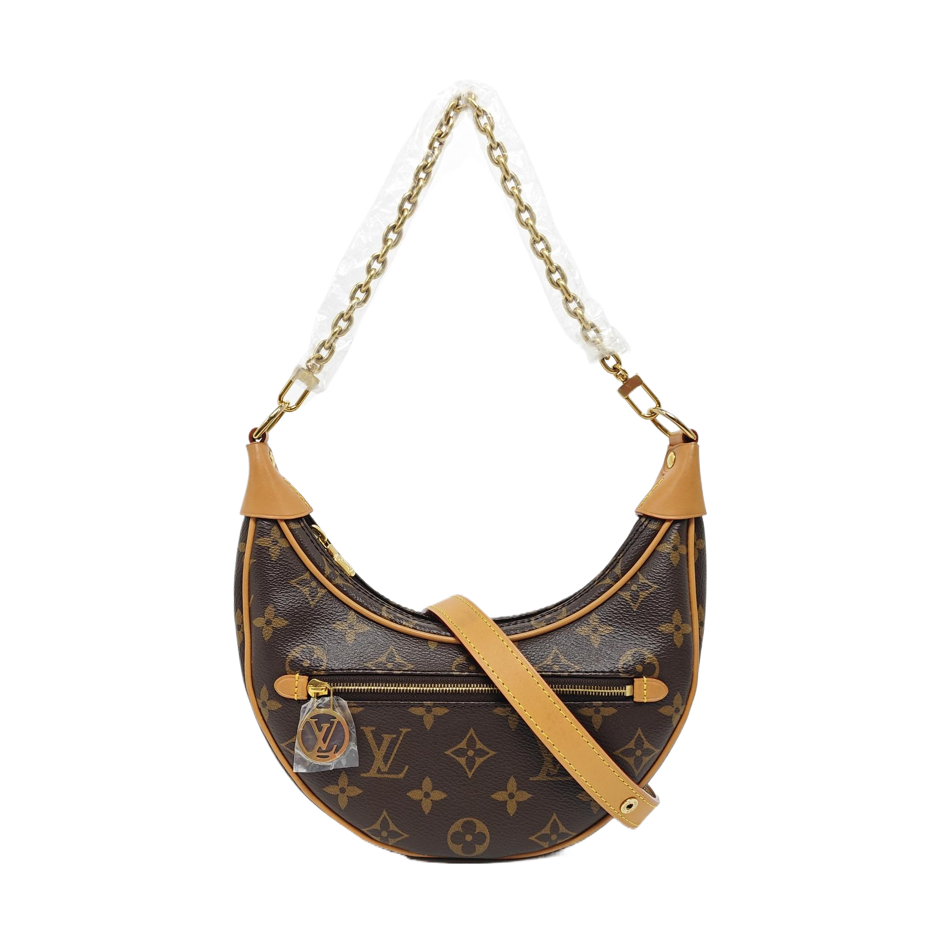 LOOP Monogram Coated Canvas Brown
