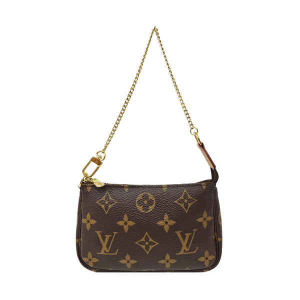 ACCESSOIRES Mini Monogram Coated Canvas Brown