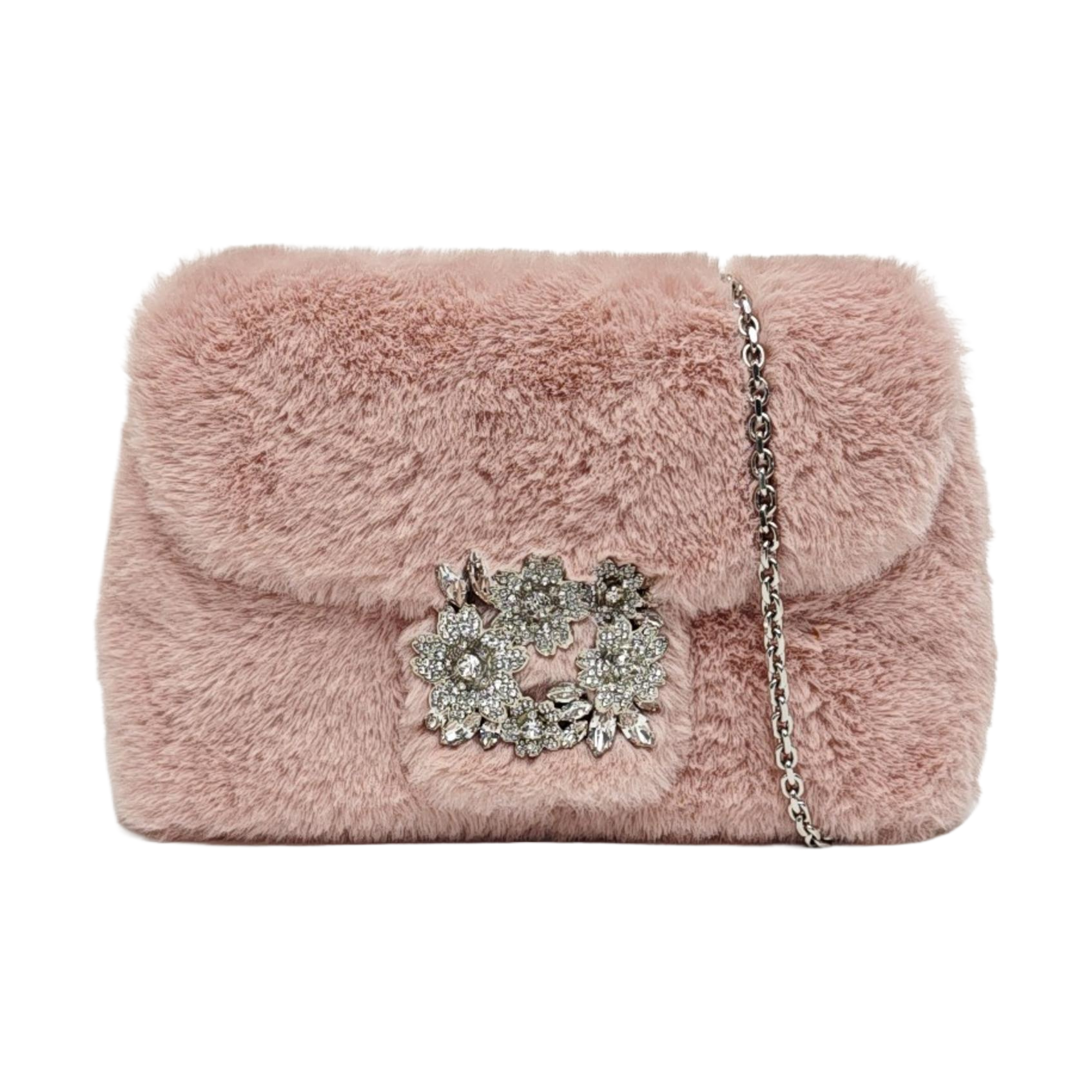 Fabric Shoulder Bag Mini Pink