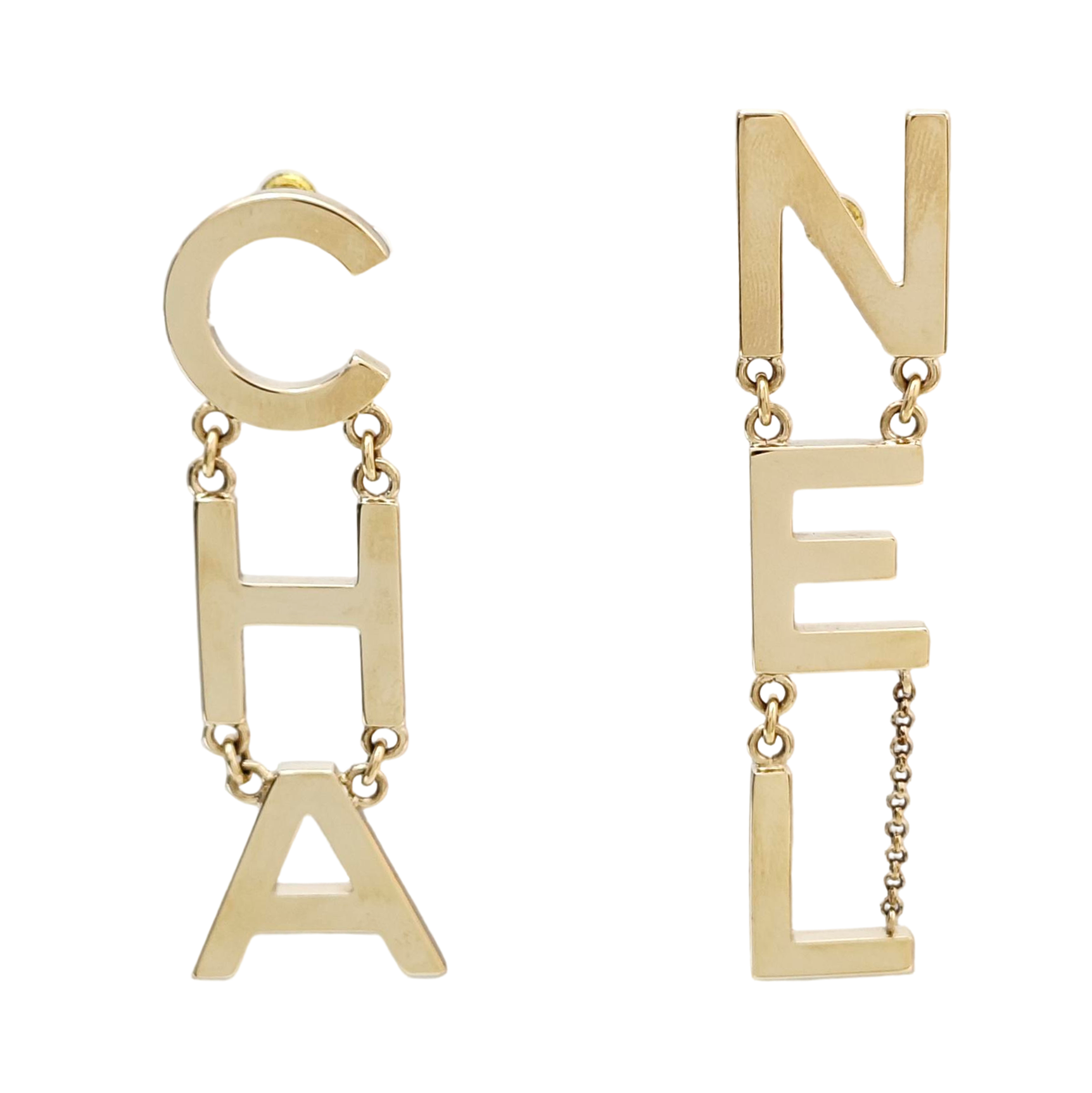 Metal Gold Stud Earrings
