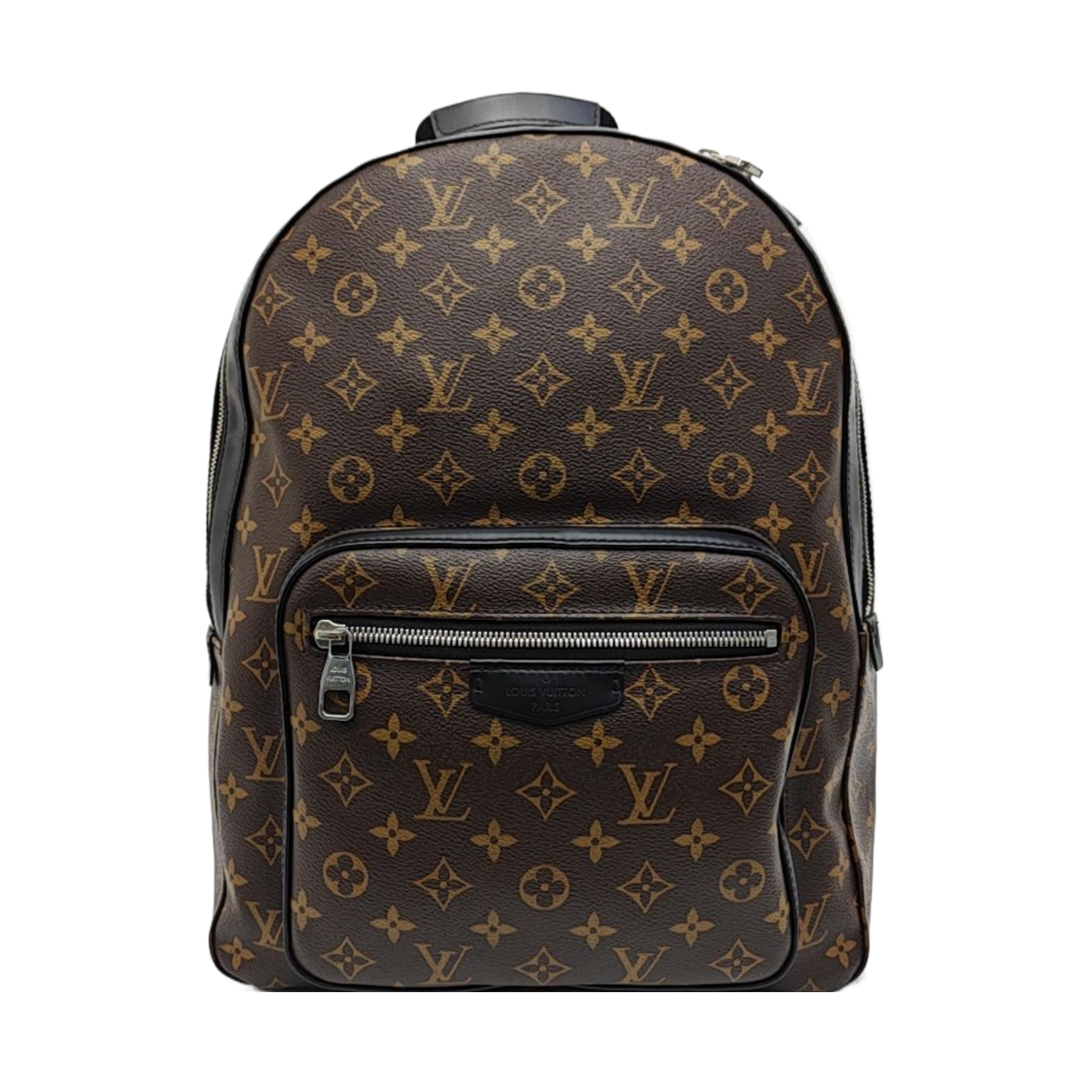 JOSH Monogram Coated Canvas Brown