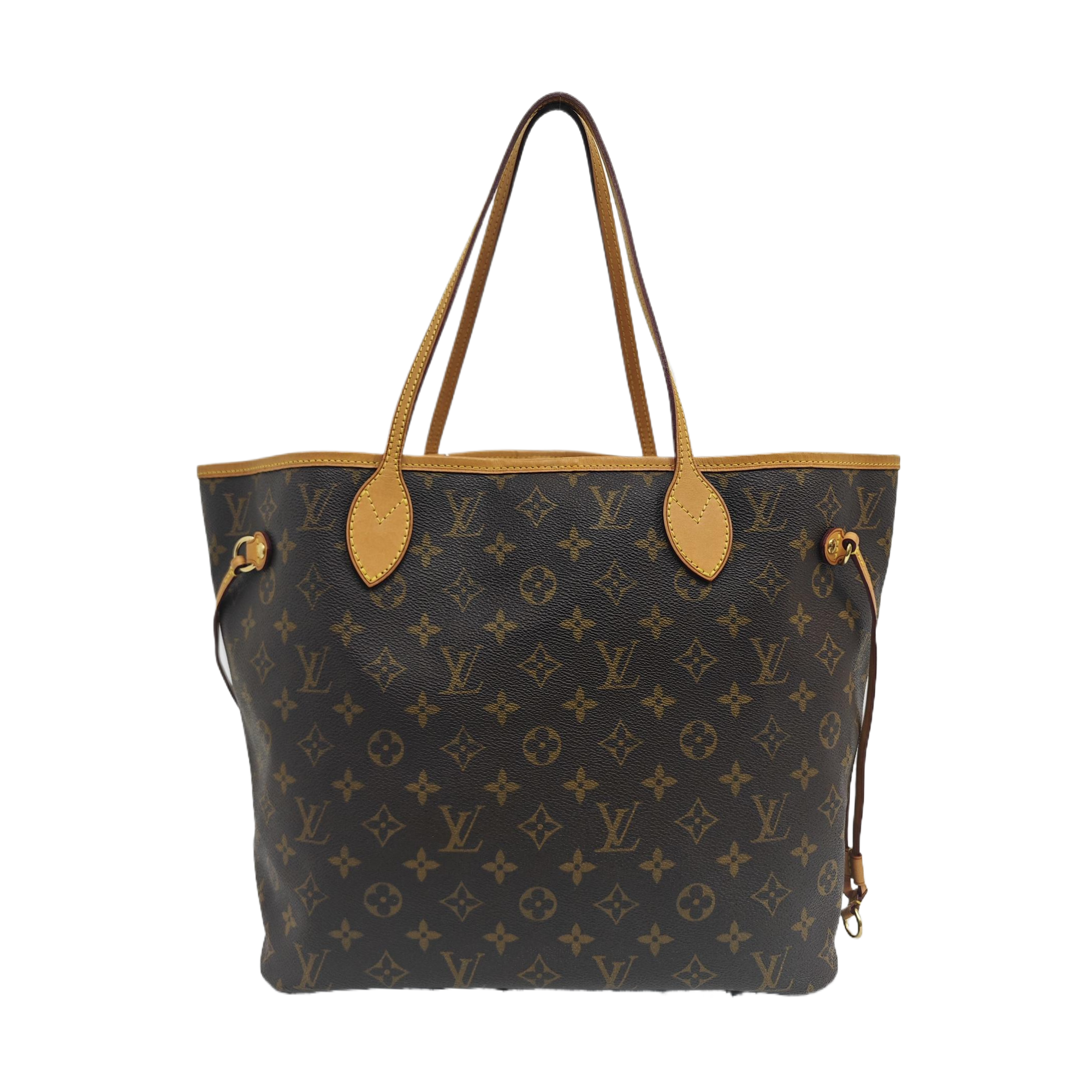 NEVERFULL MM Monogram Coated Canvas Brown
