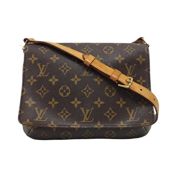 MUSETTE TANGO Monogram Coated Canvas Brown