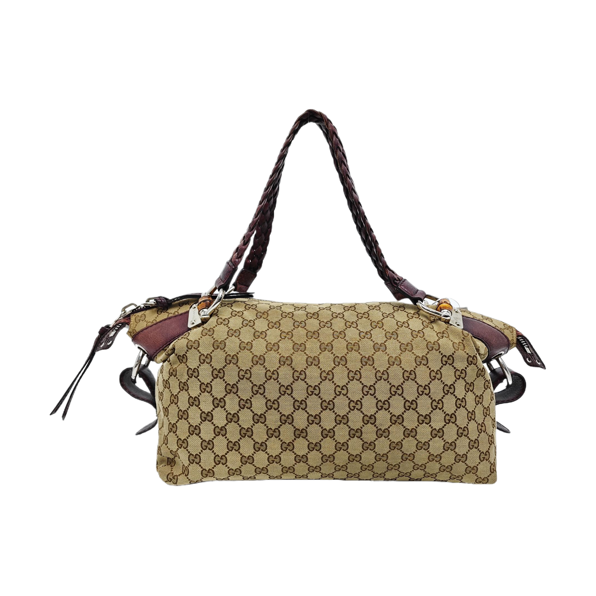 Bamboo 1947 Medium Monogram Canvas Beige