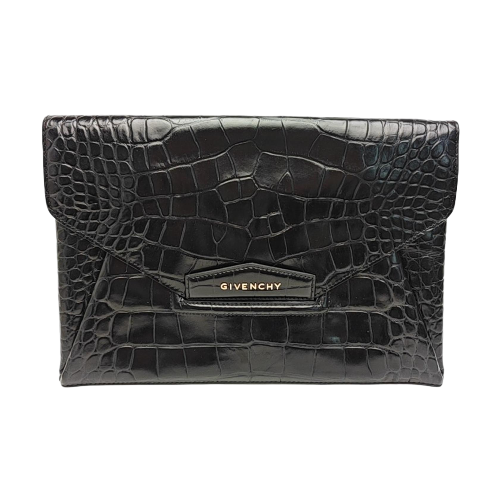 Calfskin Clutch Black