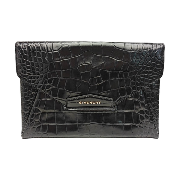 Calfskin Clutch Black