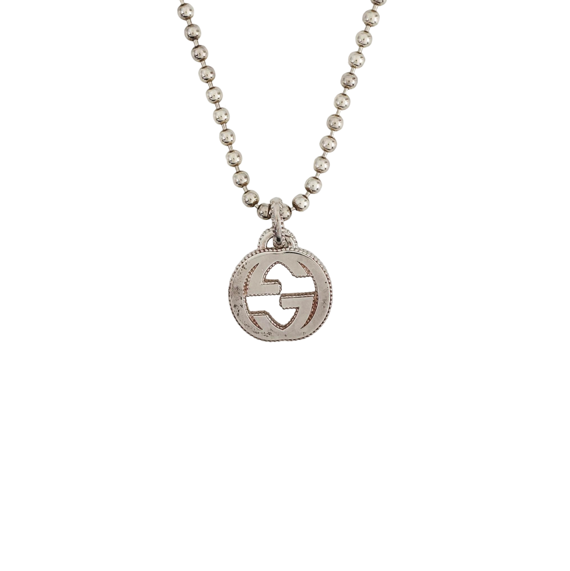 Interlocking G 925 Sterling Silver Necklace