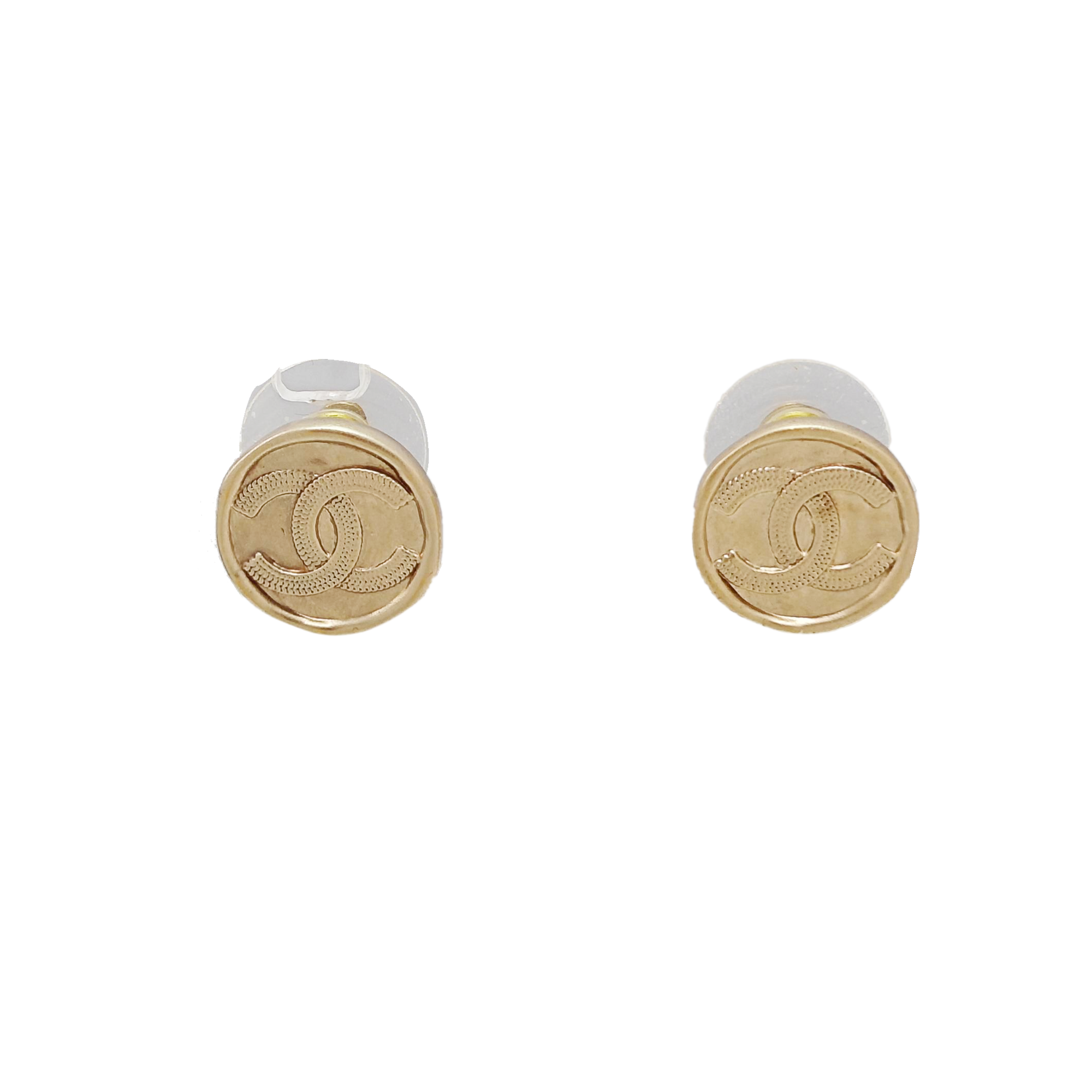 Metal Gold Stud Earrings