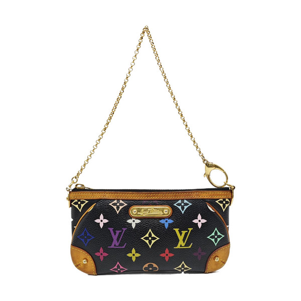 LV × TM VINTAGE MILLA Monogram Coated Canvas Black