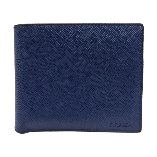 Saffiano Calfskin Card Holder Blue