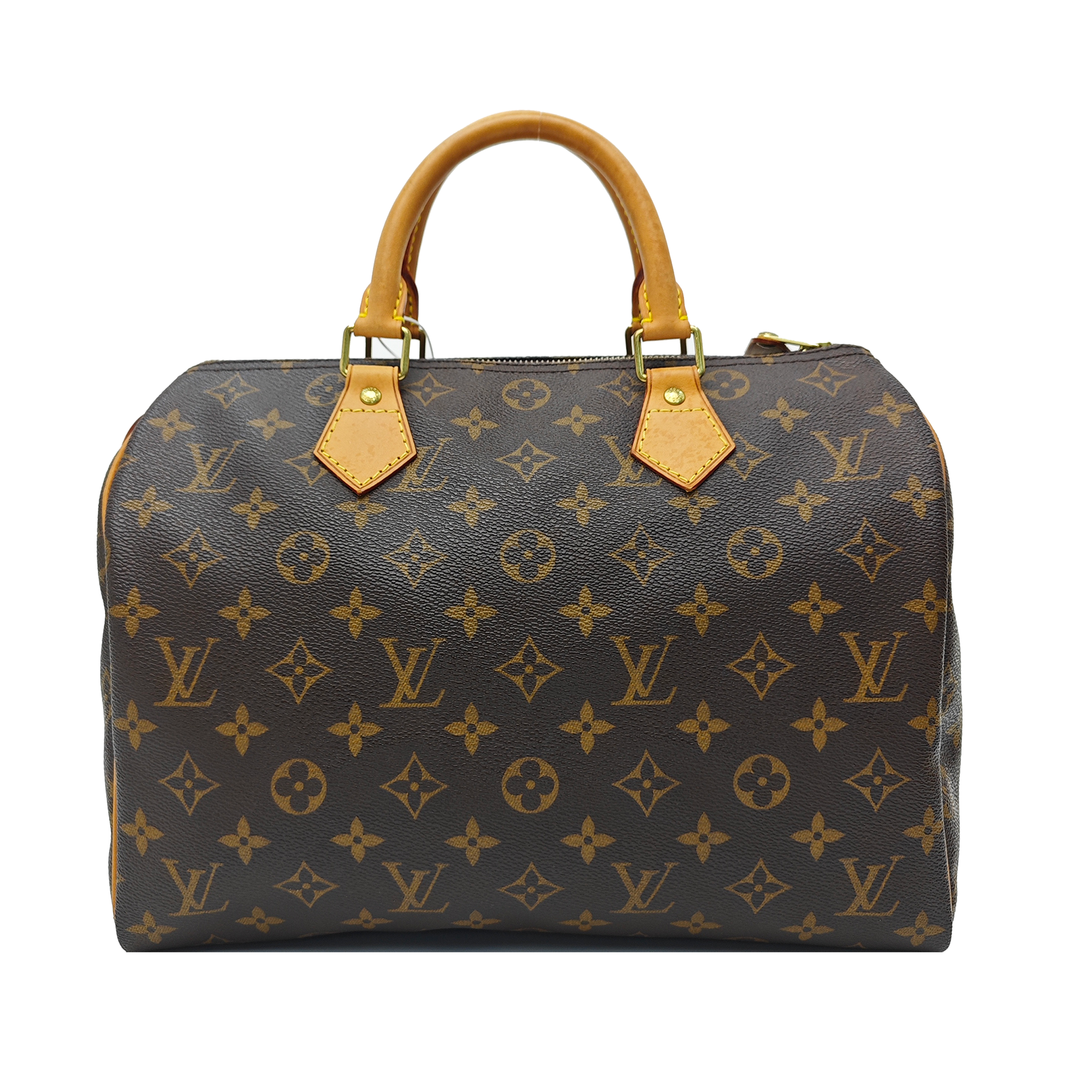 SPEEDY 30 Monogram Coated Canvas Brown