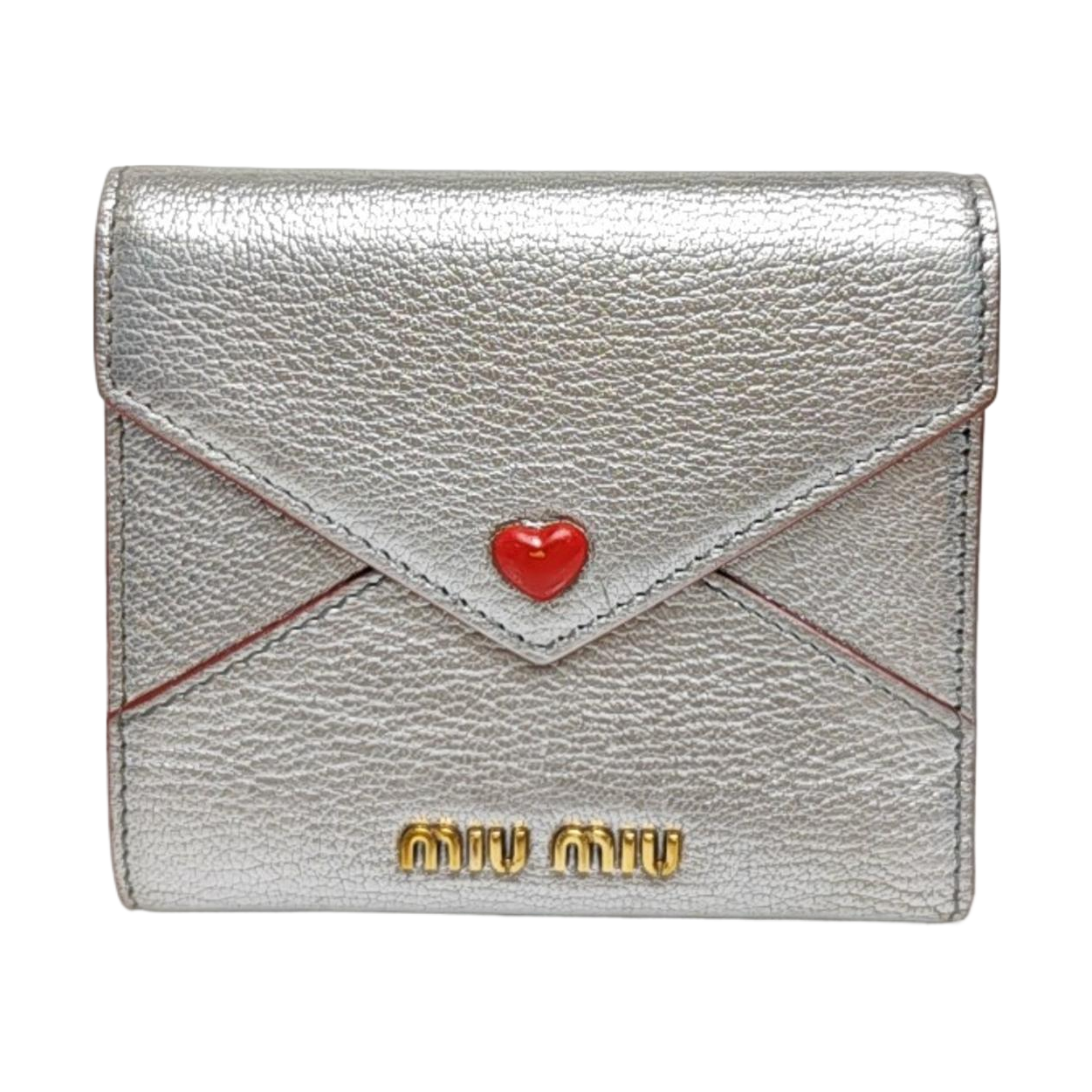 Love Lambskin Gray Wallet
