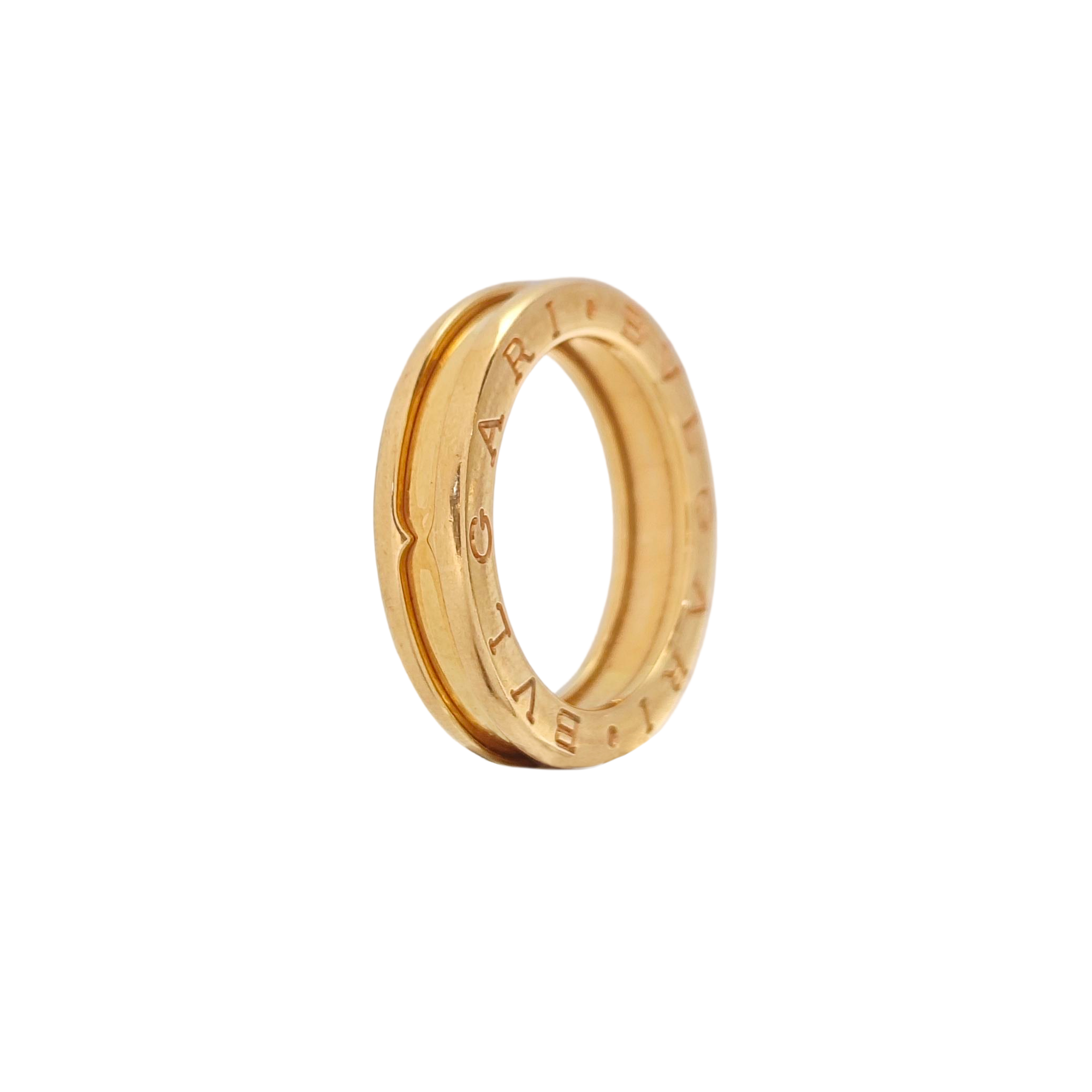 B.ZERO1 18k Rose Gold Ring EU 55