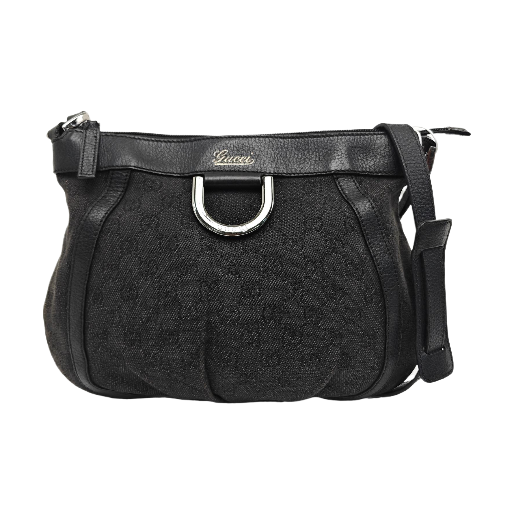 Monogram Canvas Tote Bag Black