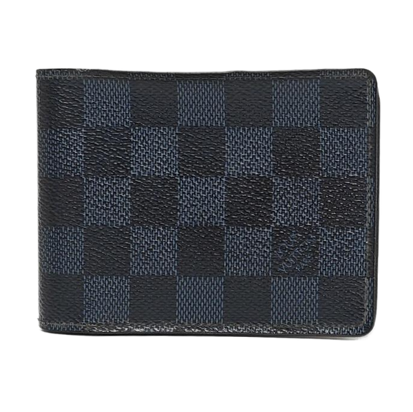 SLENDER Damier Coated Canvas Blue Wallet