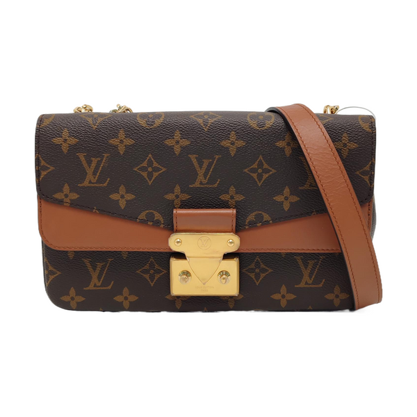 MARCEAU Monogram Coated Canvas Brown