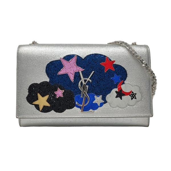 Authenticated pre-owned  KATE Medium Calfskin Silver - Crossbody Bag at Looply