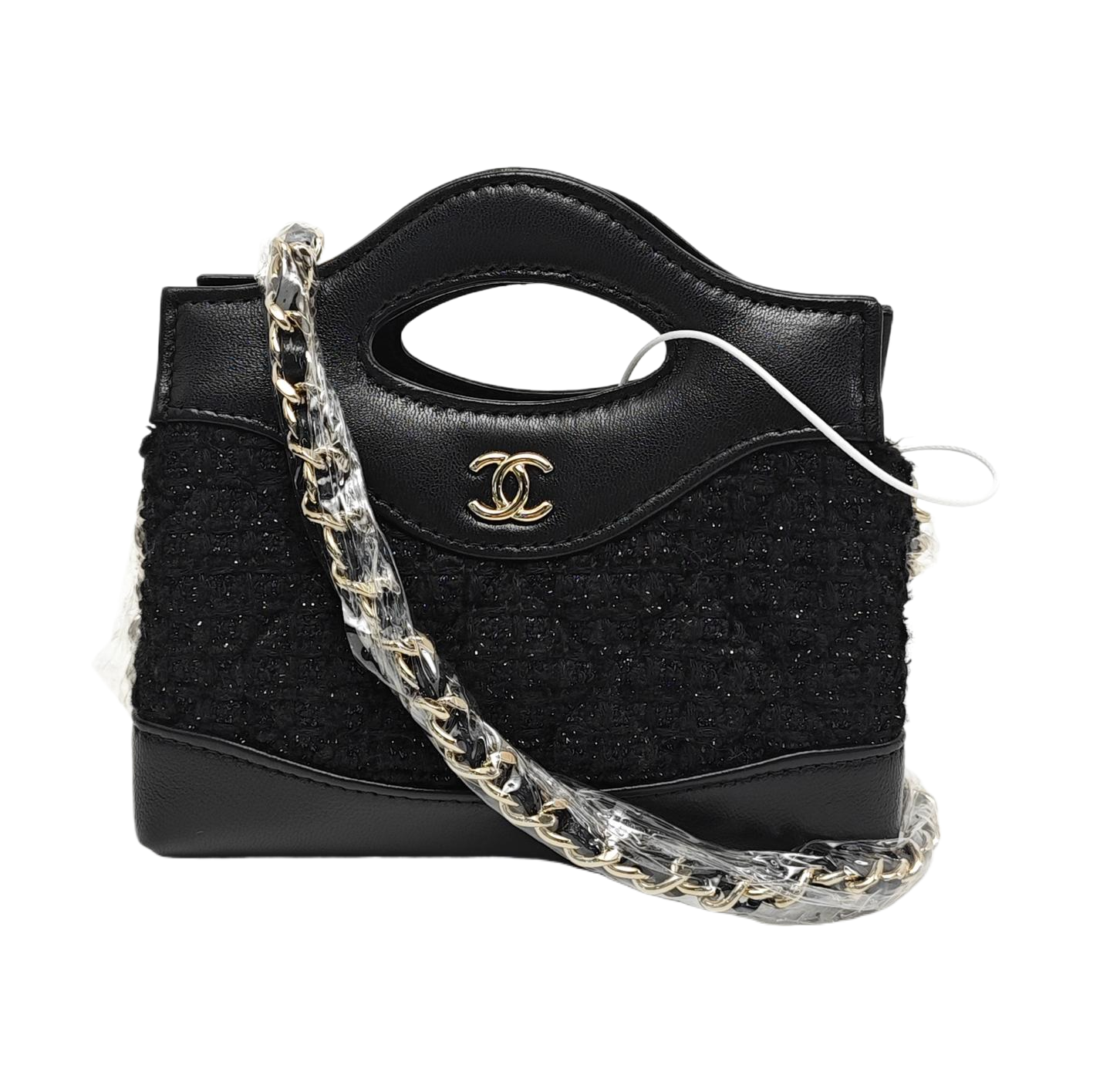 CHANEL 31 Quilted Wool Black
